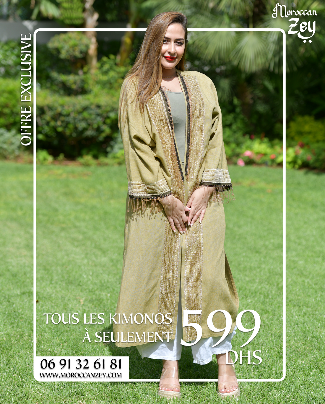 Le kimono marocain : élégance et modernité au printemps