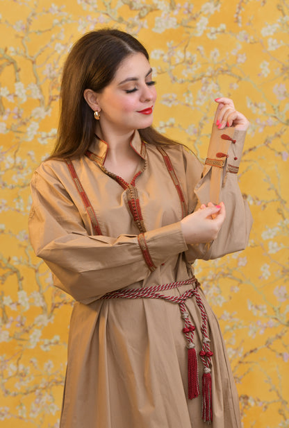 NOOR - Beige Orange