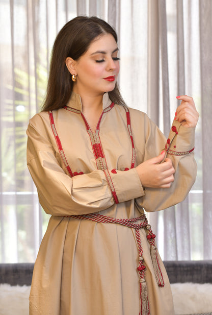 NOOR - Beige Bordeaux