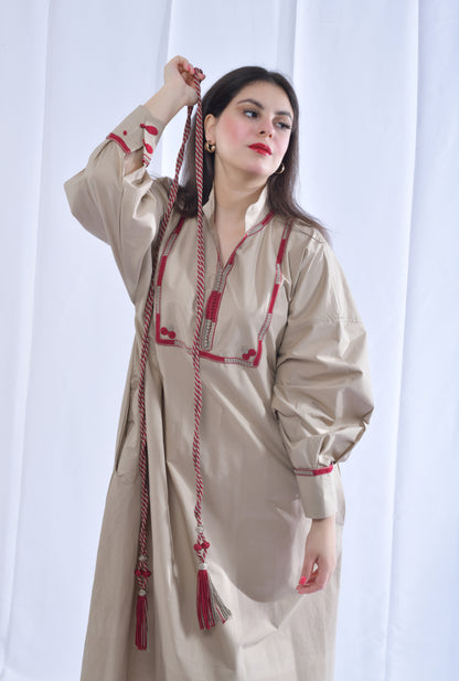 NOOR - Beige Bordeaux